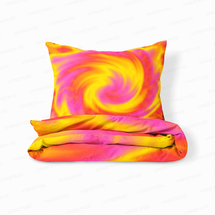 Duvet Cover Set - Tie-Dye Cool Color Glow Whirlpool