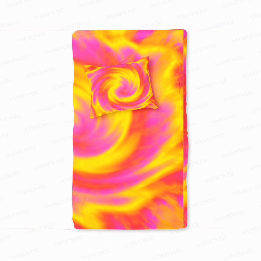 Duvet Cover Set - Tie-Dye Cool Color Glow Whirlpool