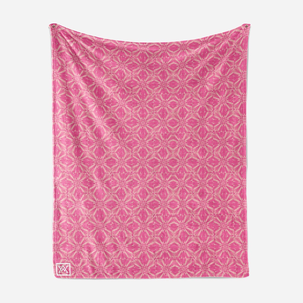 Erabareshi Oni Inspired Floral Pattern Fleece Blanket