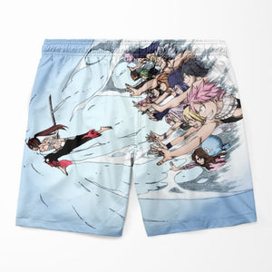 Erza Power Up Clouds Shorts