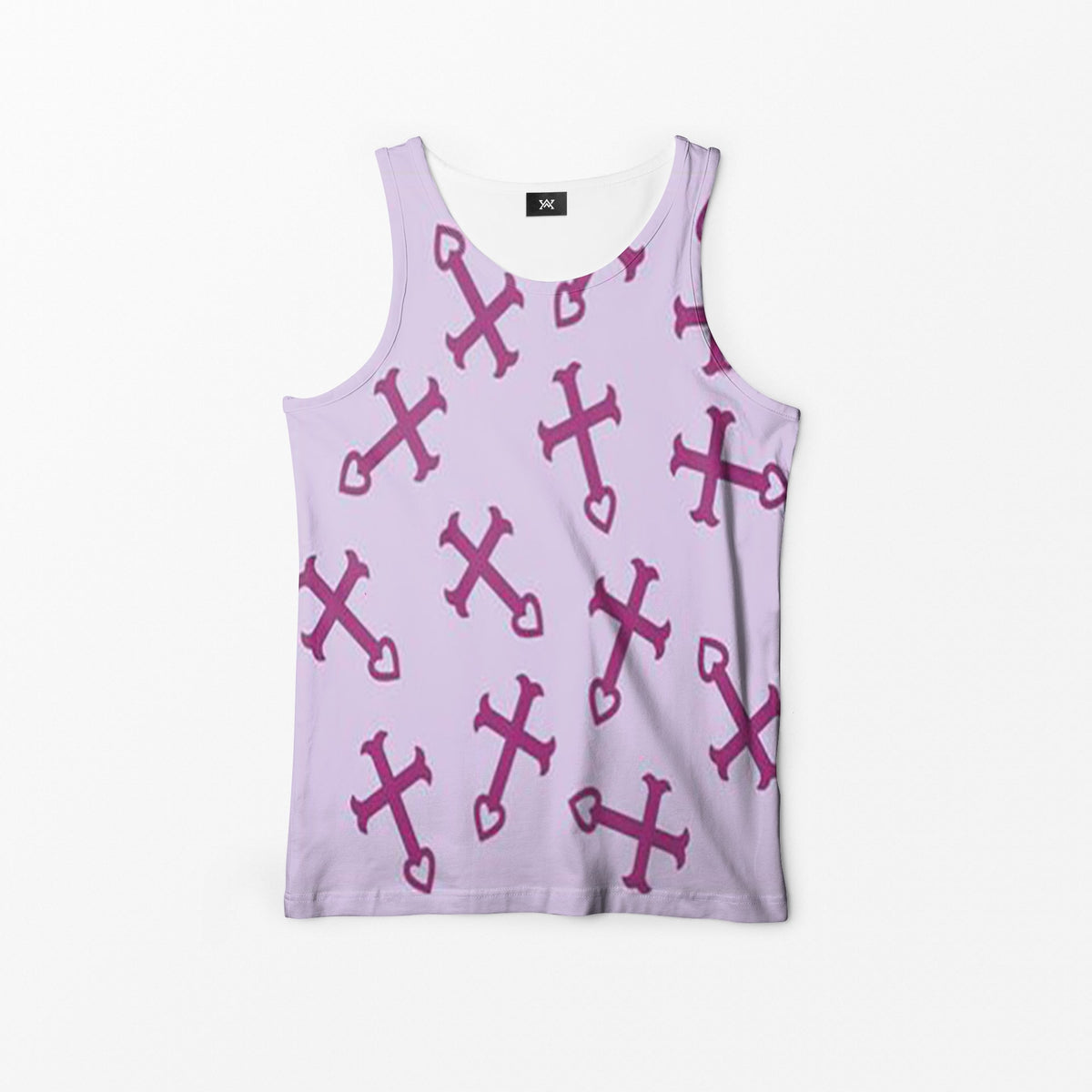 Erza Cross Heart Fusion Pattern Tank Top