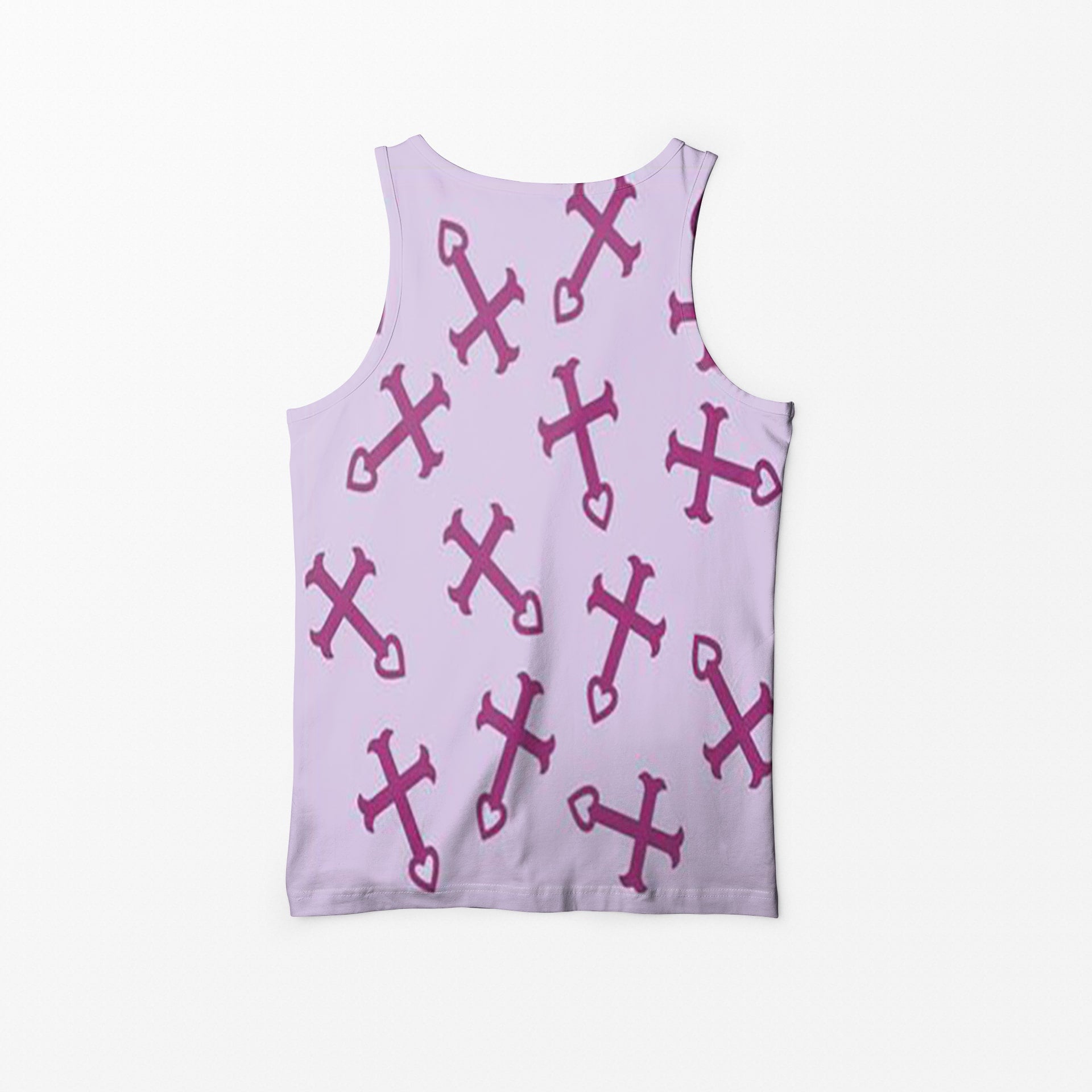 Erza Cross Heart Fusion Pattern Tank Top