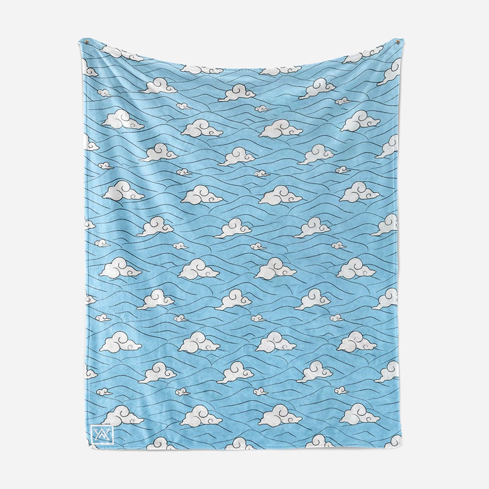 Final Selection Pattern Throw- Kakushaku no Ko Fleece Blanket