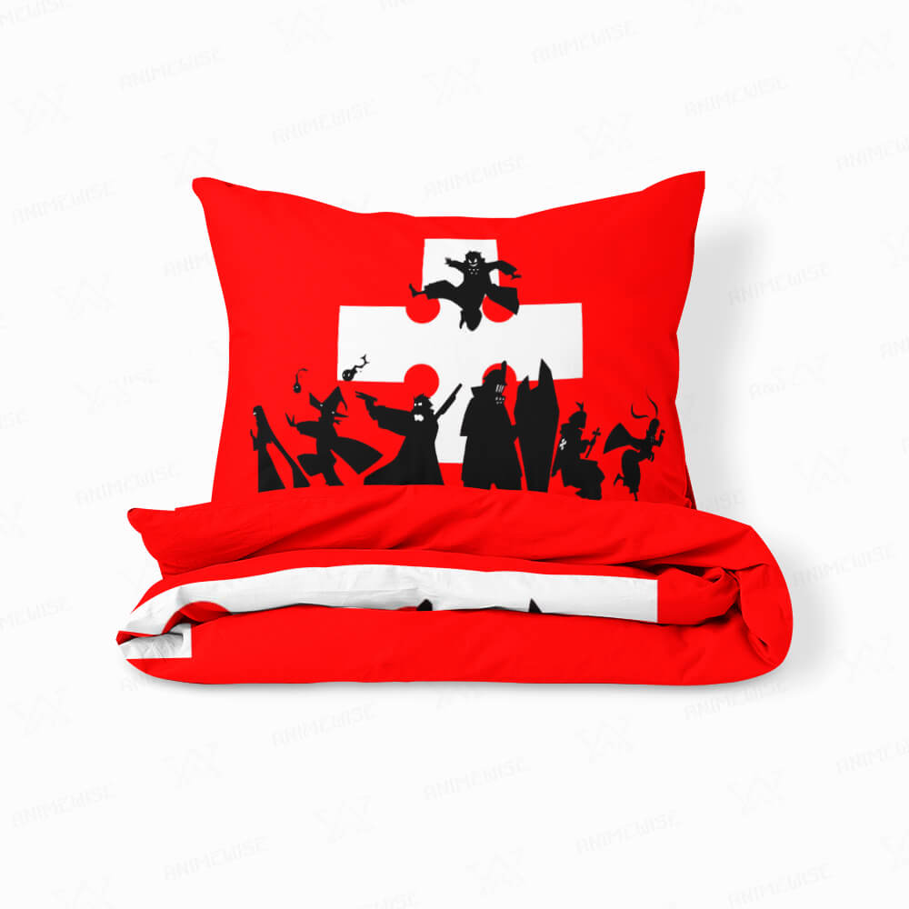 Blazing Fire Brigade Cross Comforter Set