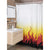 Flame Pillar Demon Corp Pattern Shower Curtains