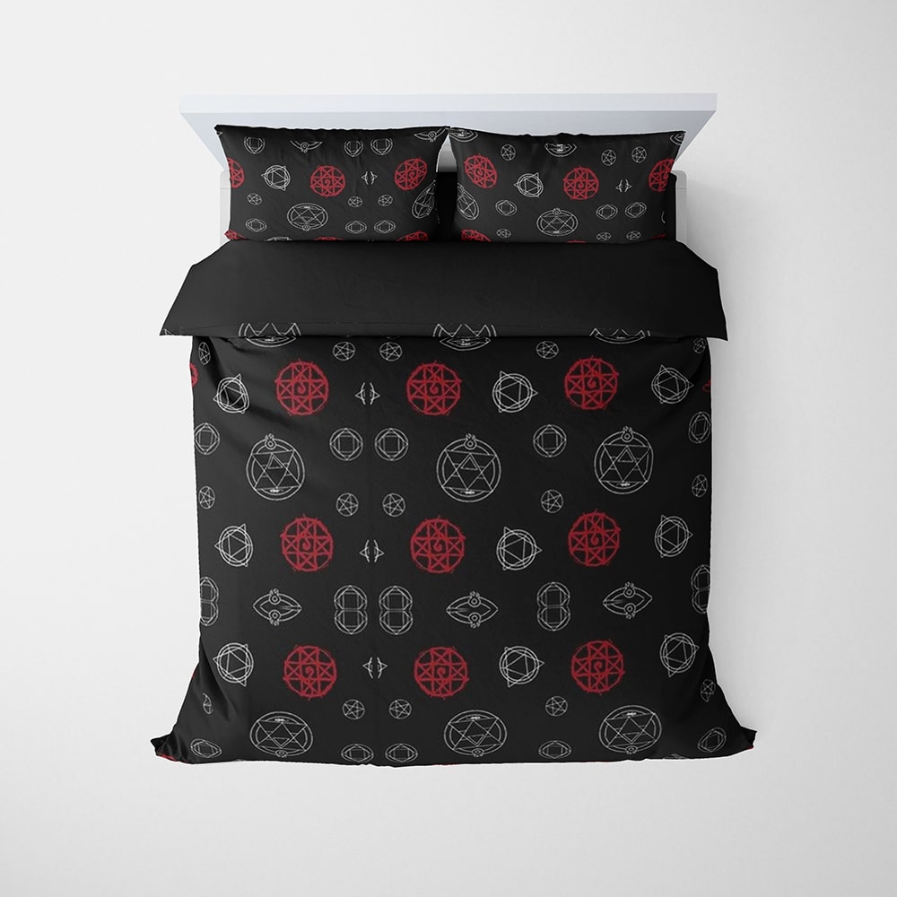 Alchemist Transmutation Pattern Comforter Set Bedding