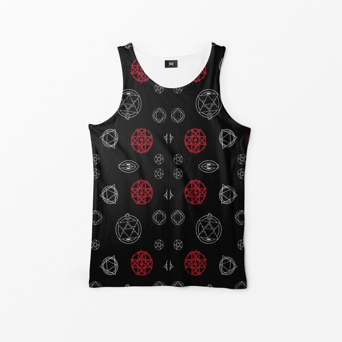 Alchemist Transmutation Pattern Dark Print Tank Top