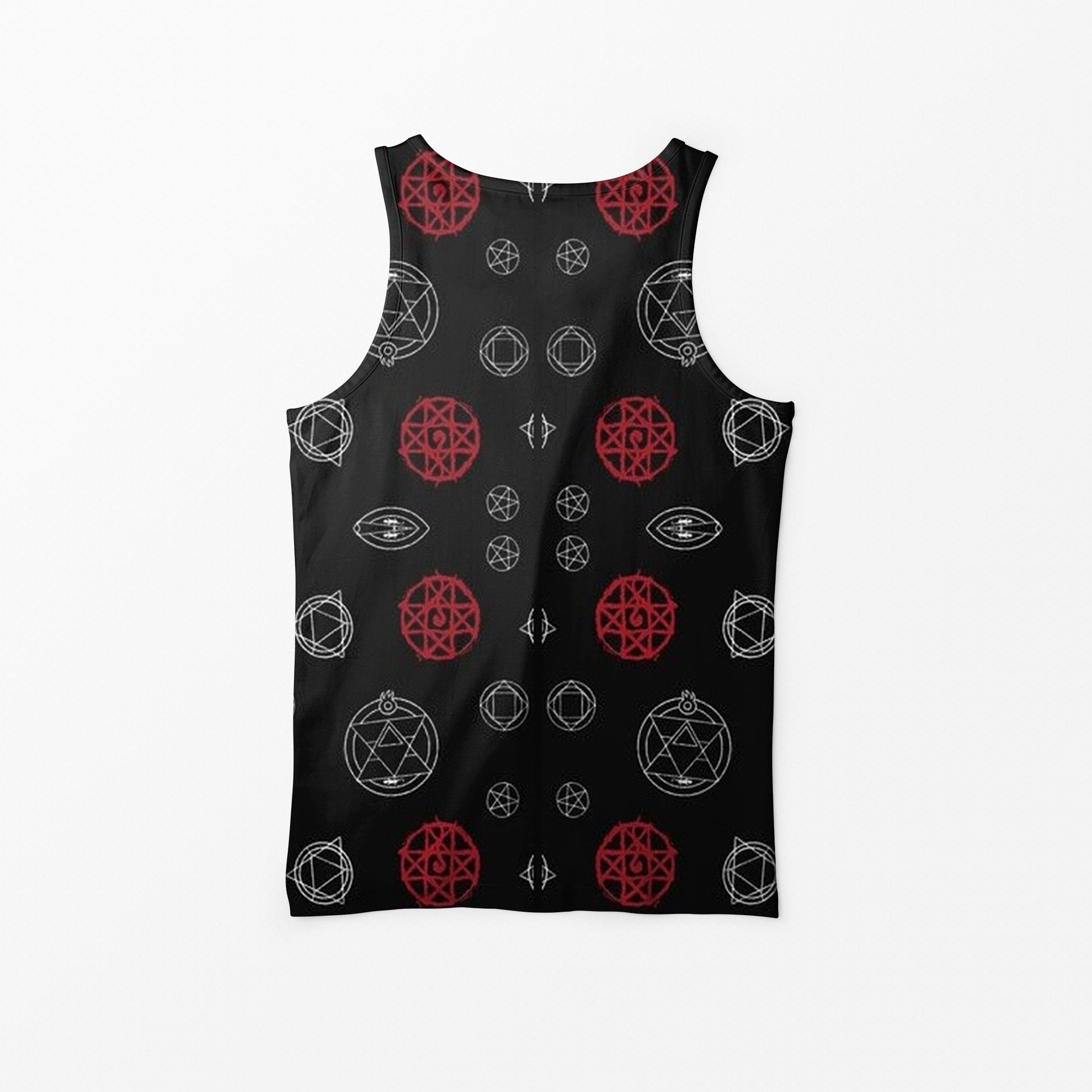 Alchemist Transmutation Pattern Dark Print Tank Top