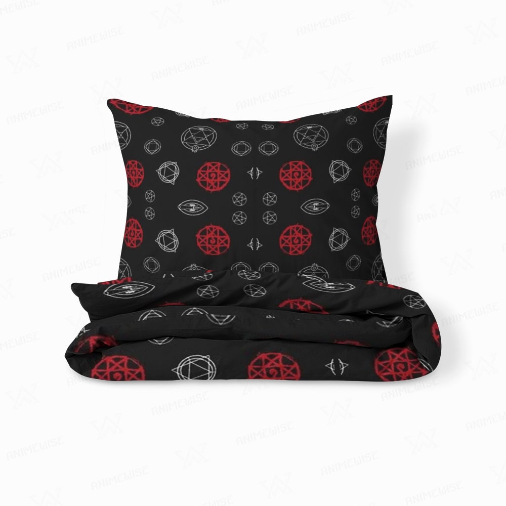 Fullmetal Alchemist Patterns All Over Print Comforter Bedding - Anime Wise