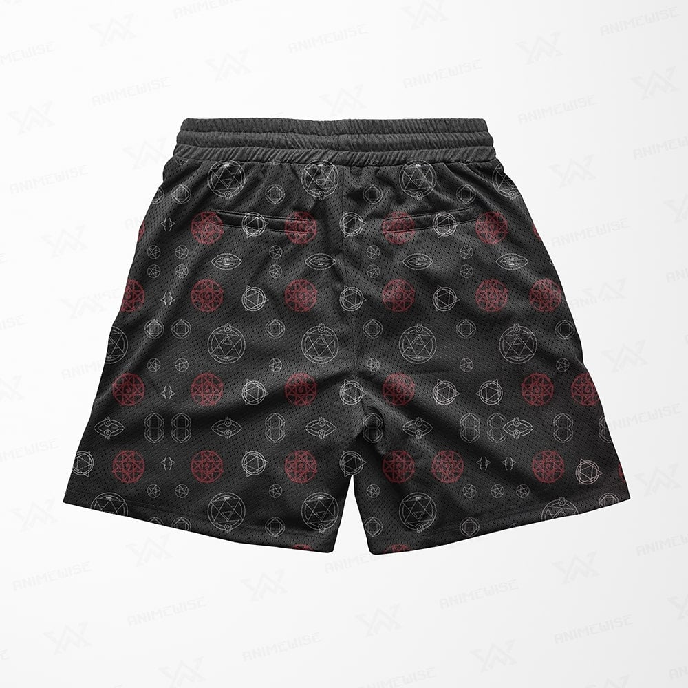 Alchemist Patterns All Over Print Mesh shorts