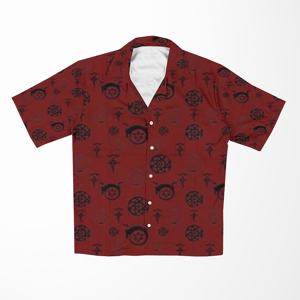 Alchemist Transmutation Circle Pattern Hawaiian Shirt