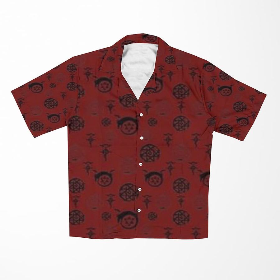 Alchemist Transmutation Circle Pattern Hawaiian Shirt