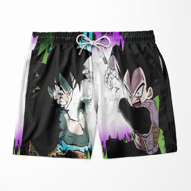 Goku Vegeta Super Saiyan Attack Ball Shorts