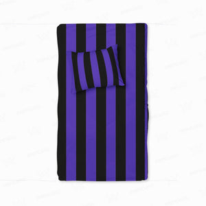 Goth School Stripes Duvet Cover Bedding