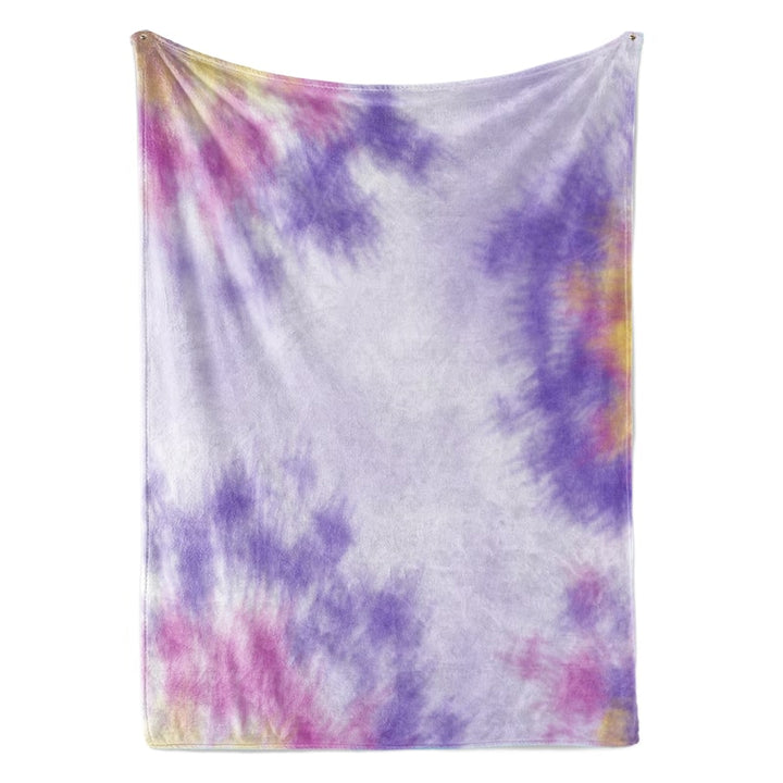 Gum Gum Purple Tie-Dye Fusion Plush Fleece Blanket
