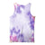 Gum Gum Purple Tie-Dye Fusion Curved Hem Tank Top