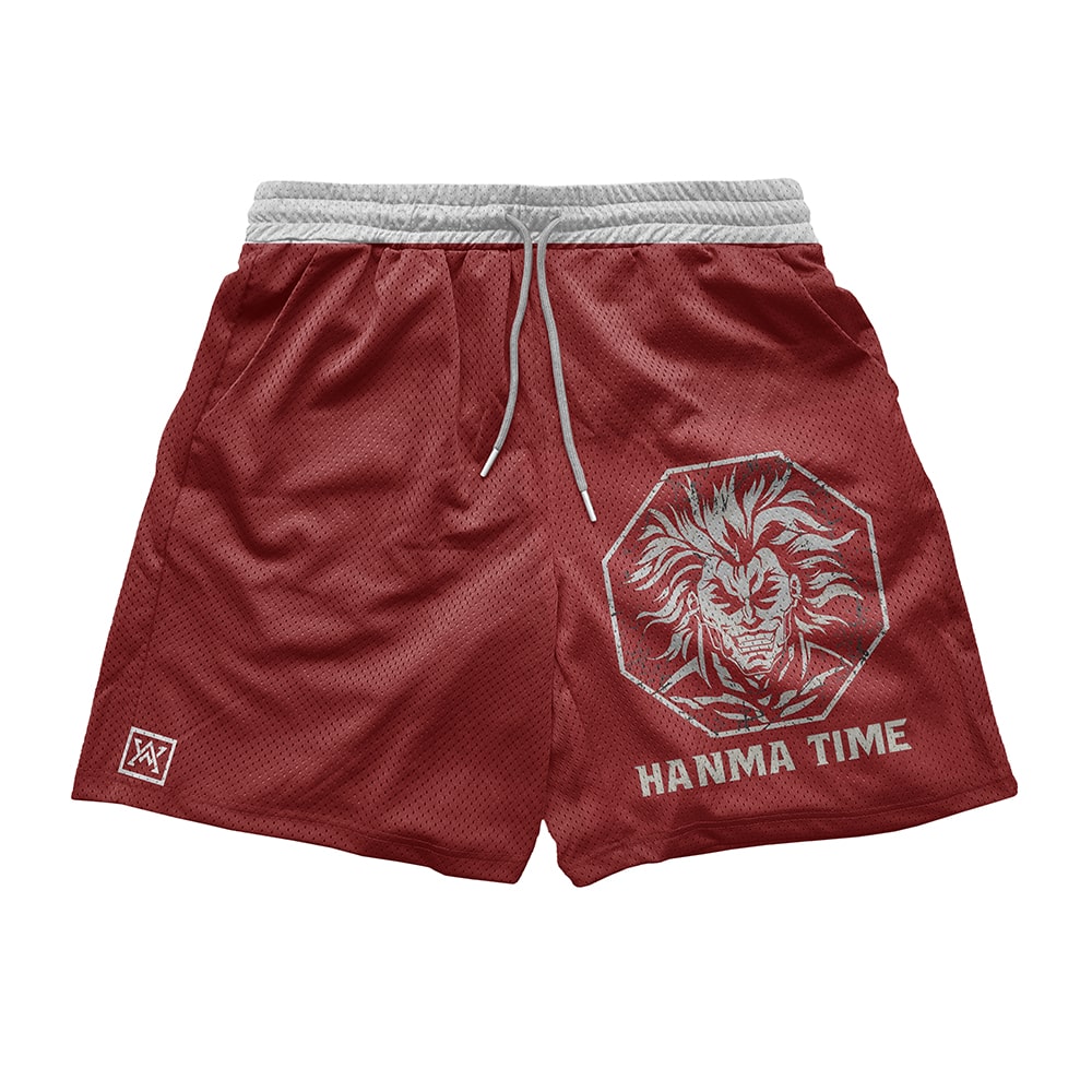 Hanma Time Baki Mesh shorts