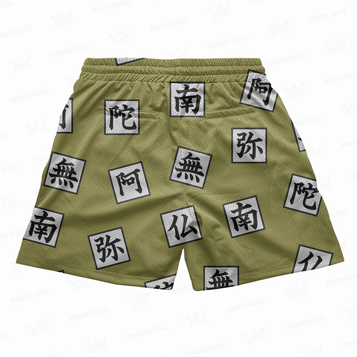 Gyomei Pattern Mesh shorts