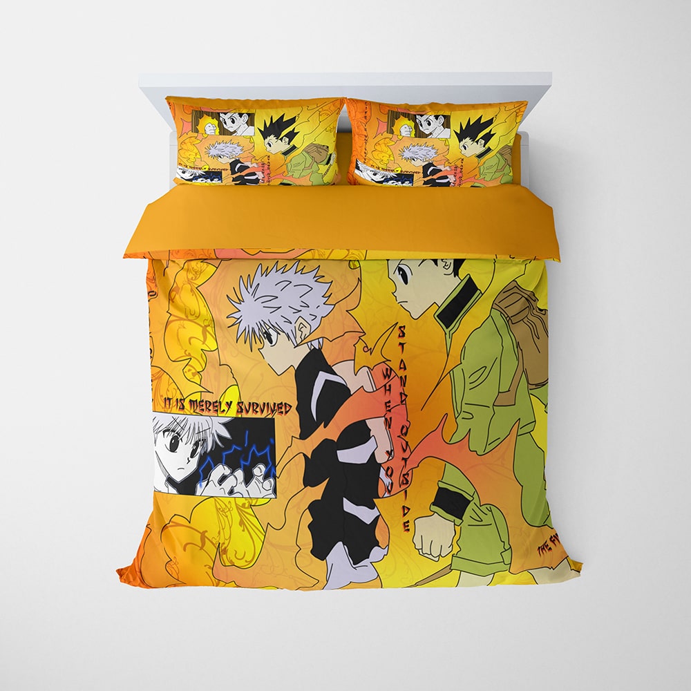 Anime Pair Glow Comforter Set