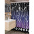 Insect Pillar Dark Pattern Shower Curtains