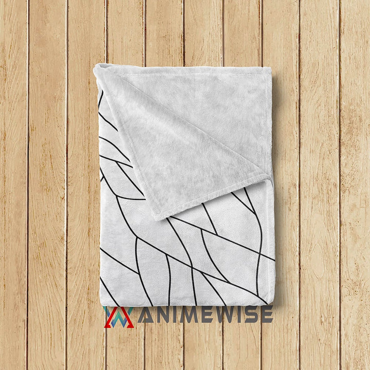 Insect Pillar- Butterfly Pattern Fleece Throw Blanket