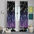 Insect Pillar Dark Pattern Blackout Window Curtains