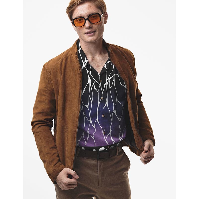 DS Insect Pillar Dark Button Up Hawaiian Shirt