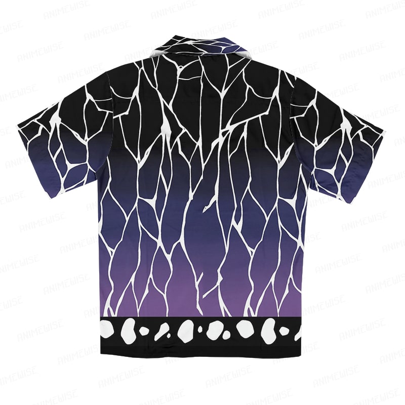 DS Insect Pillar Dark Button Up Hawaiian Shirt