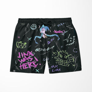 Jinx Graffiti Arcane Board Shorts