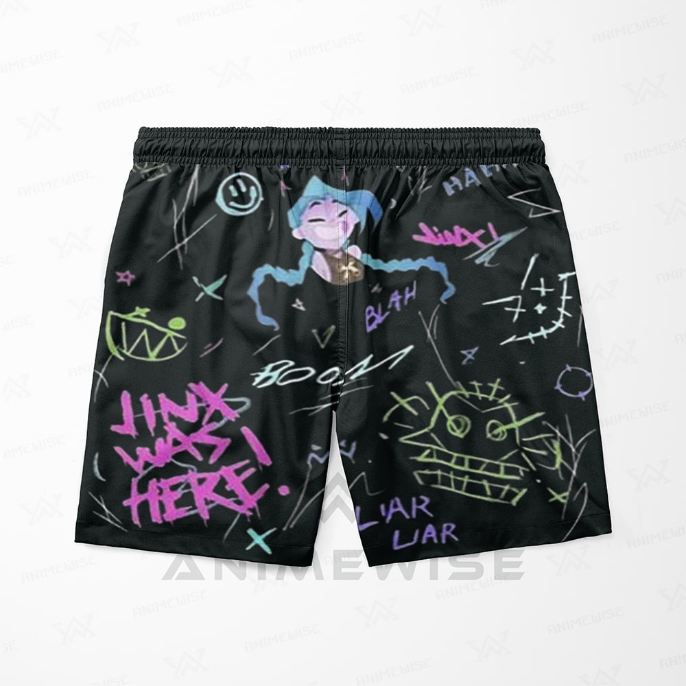 Jinx Graffiti Arcane Board Shorts