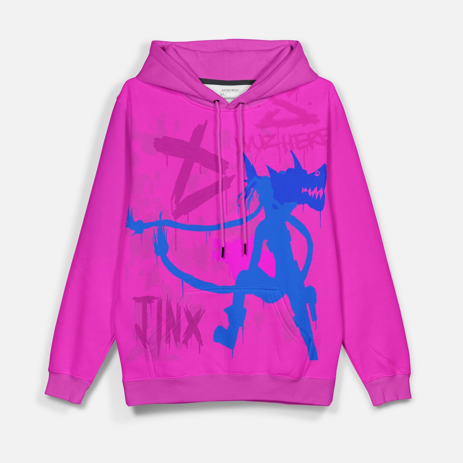Jinx Abstract art Graffiti Pullover Hoodie