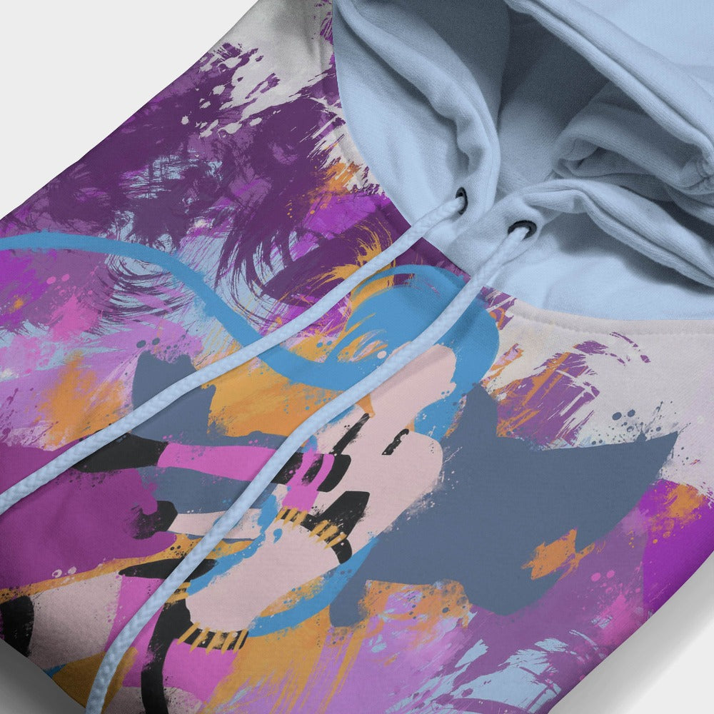 Jinx Abstract Brushed Pullover Hoodie