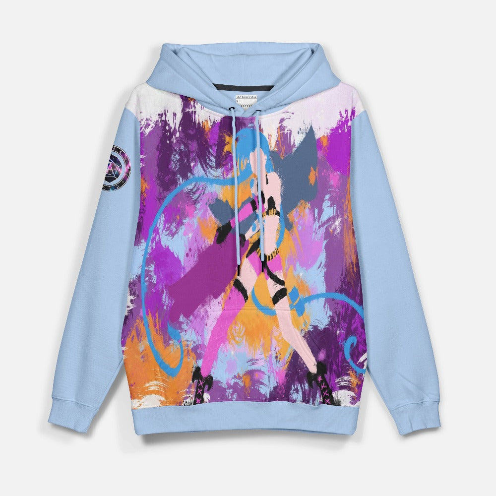 Jinx Abstract Brushed Arcane Gaming Hoodie