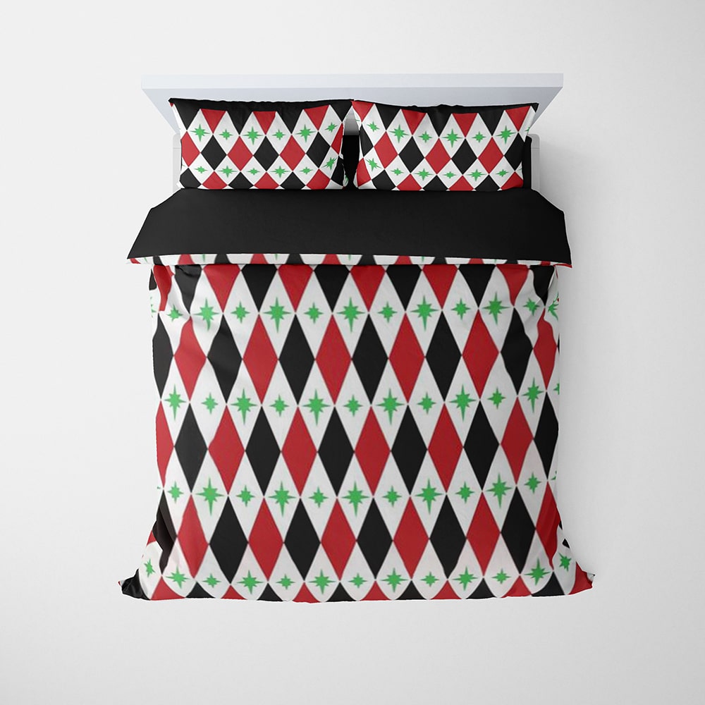 Joker Harley Quinn Starburst Comforter Bedding