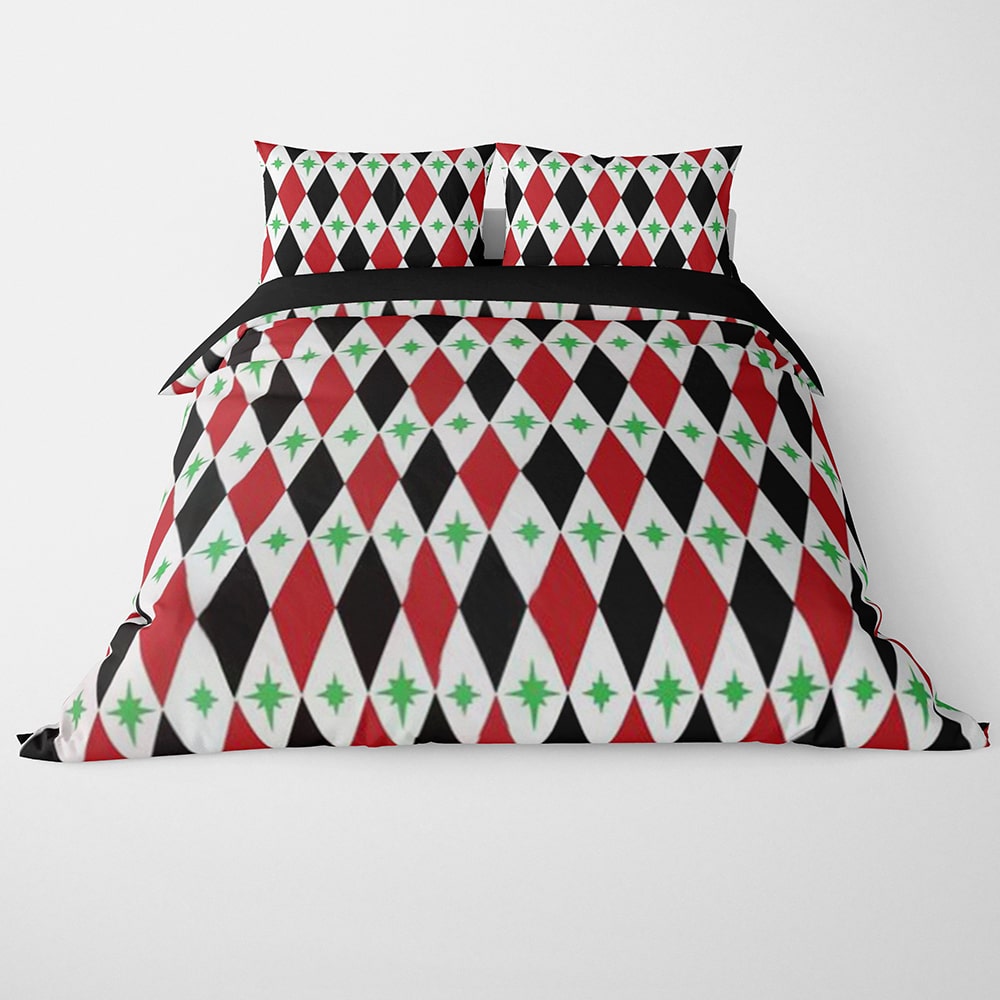 Joker Harley Quinn Starburst Duvet Cover Bedding