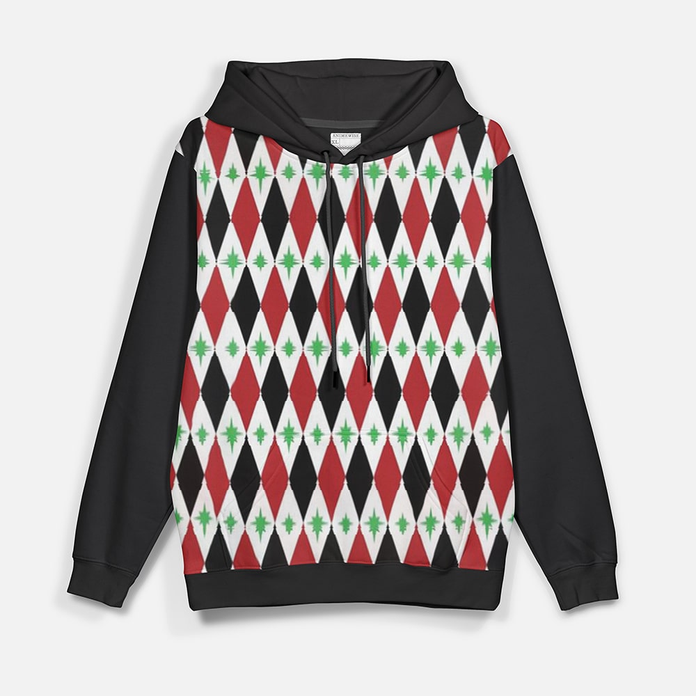 Joker Harley Quinn Starburst Pullover Hoodie