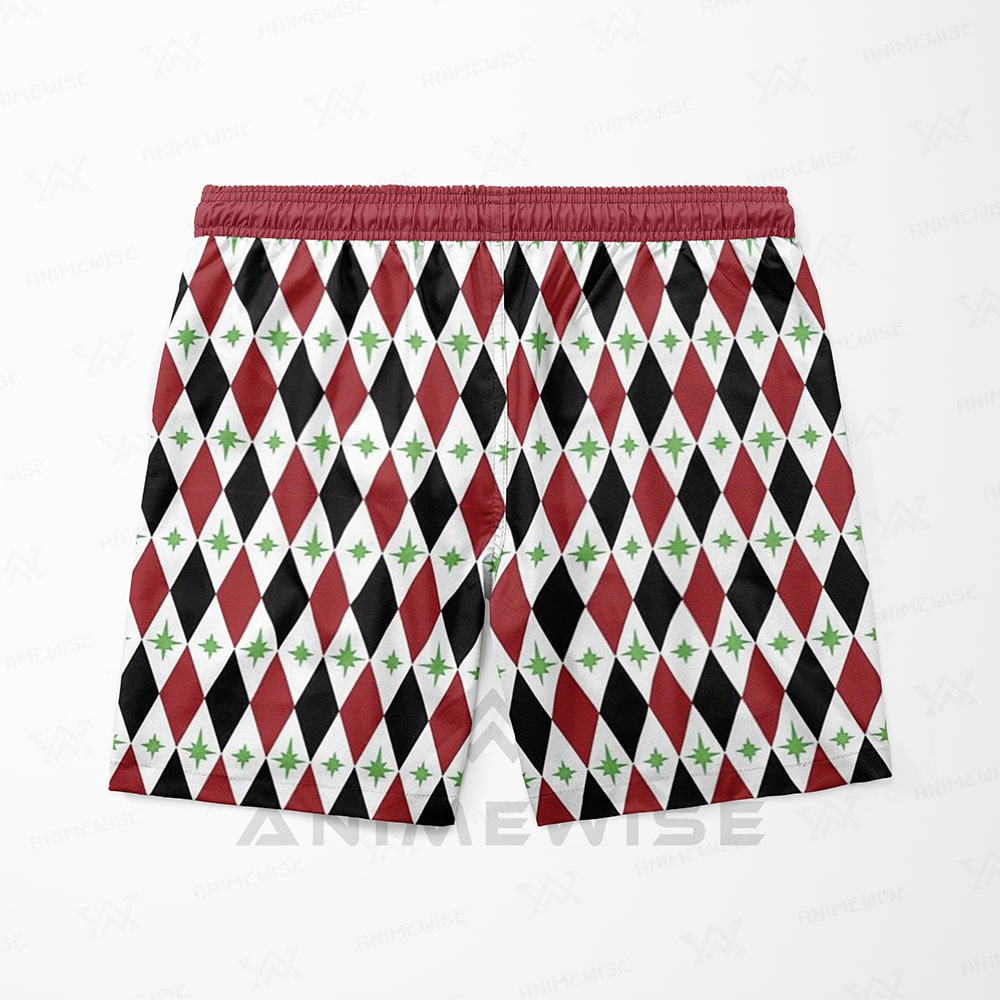 Joker Harley Quinn starburst Board Shorts