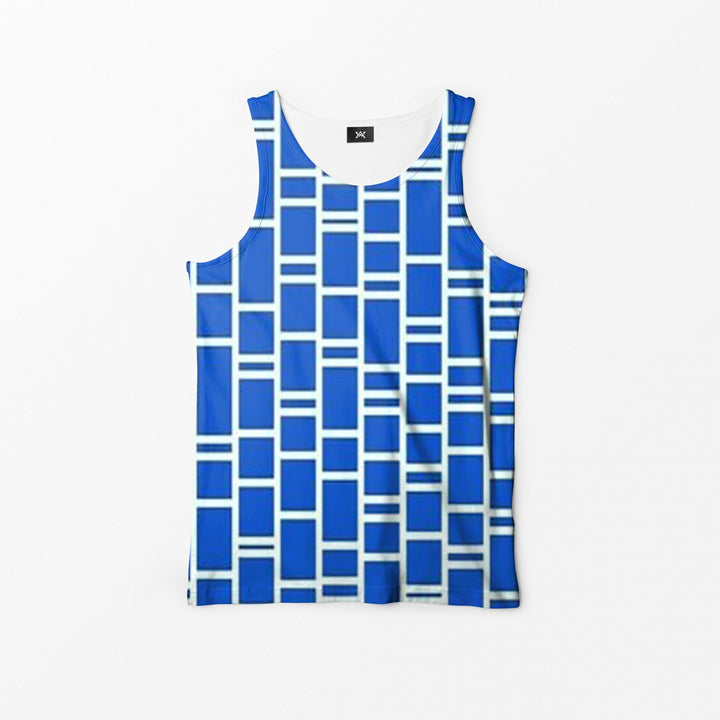 Jolyne JoJo Pattern Curved Hem Tank Top