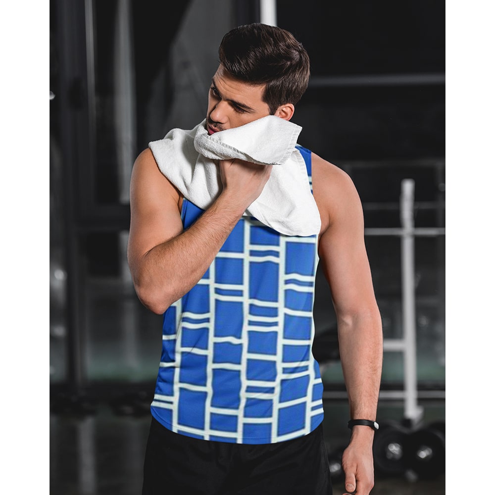 Jolyne JoJo Pattern Curved Hem Tank Top