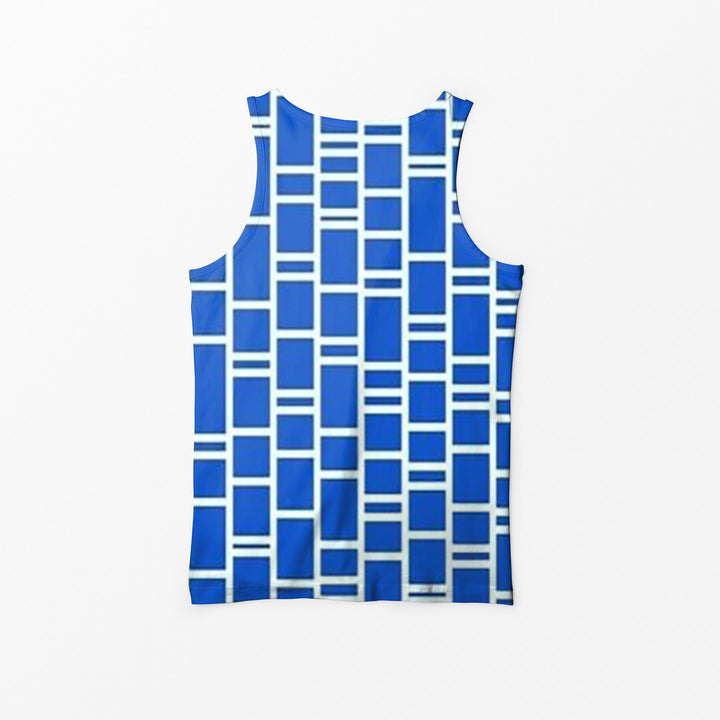 Jolyne JoJo Pattern Curved Hem Tank Top