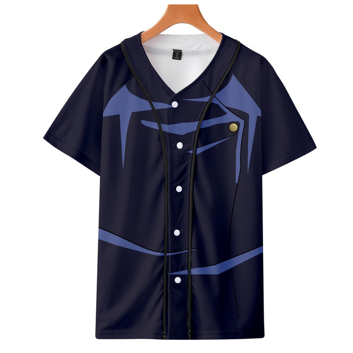 Jujutsu Kaisen Cosplay Look Inspired Baseball Shirt
