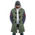 Copy Ninja Pattern Hooded Cloak Coat