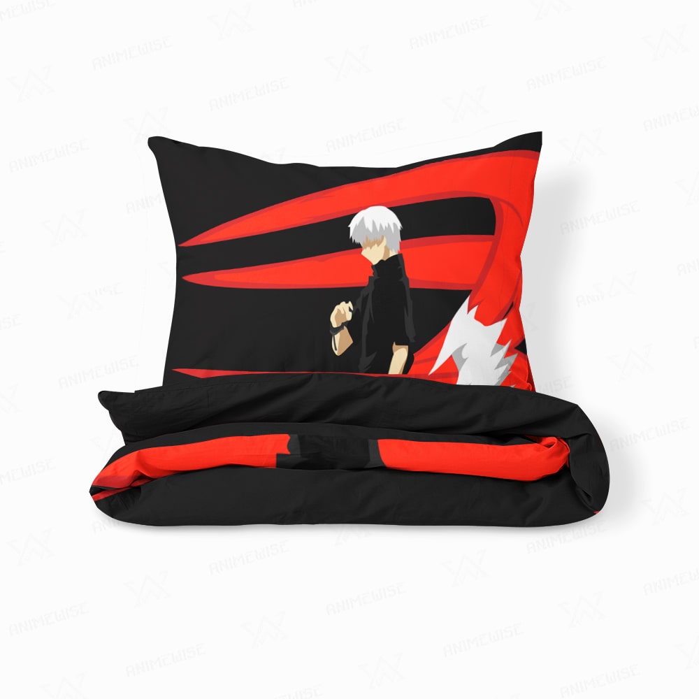 Kaneki Ken Ghoul Modern Pattern Stitched Comforter Bedding