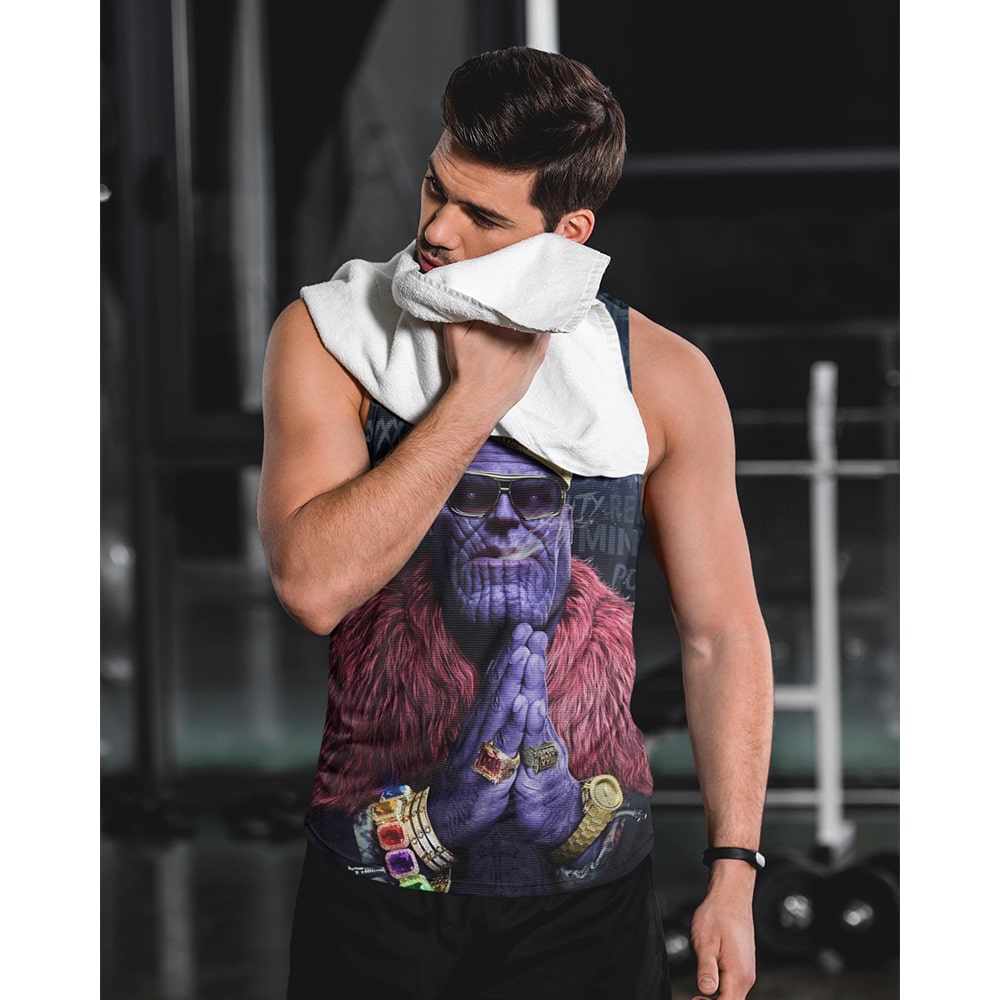 King Thanos Rap Style Hip Hop Tank Top
