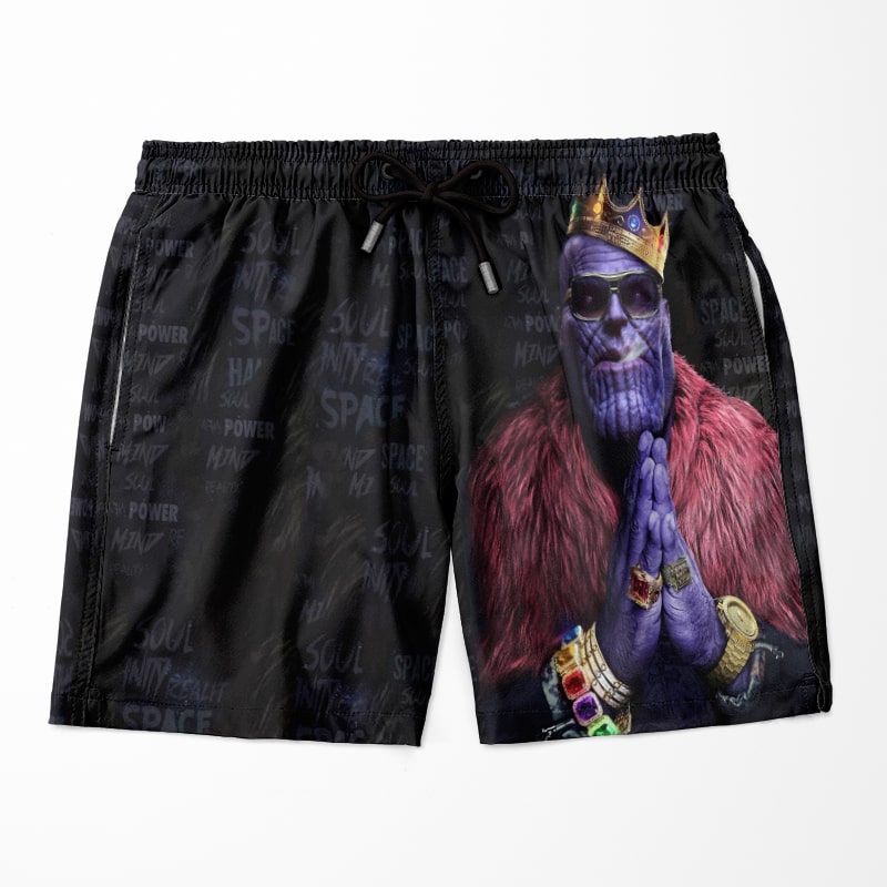 King Thanos Rap Style Hip Hop Shorts Avengers Endgame Shorts