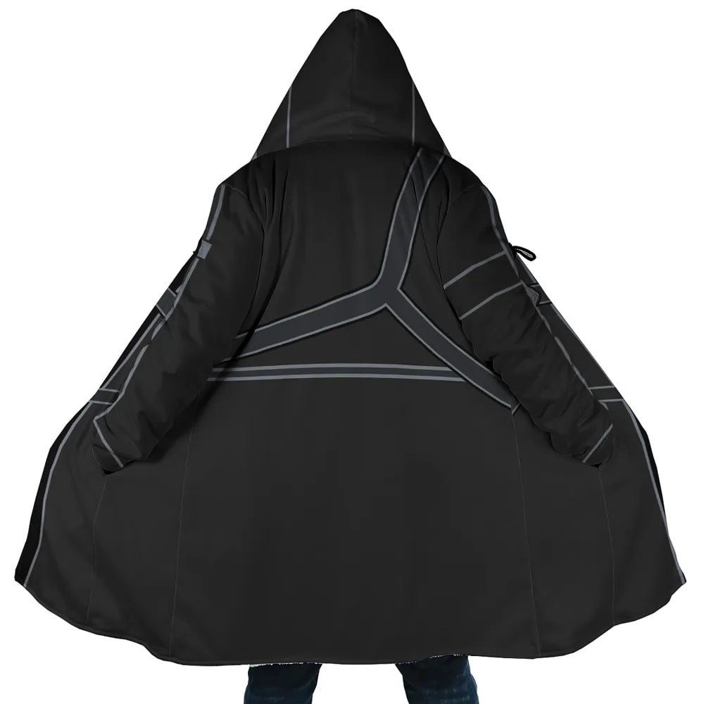 Kirito SAO Windbreak Hooded Cloak Coat