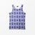 Kujo JoJo Pattern Curved Hem Tank Top