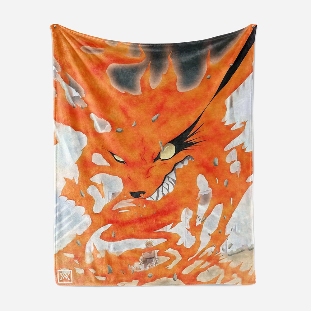 Nine Tail Fox Fusion Fleece Blanket