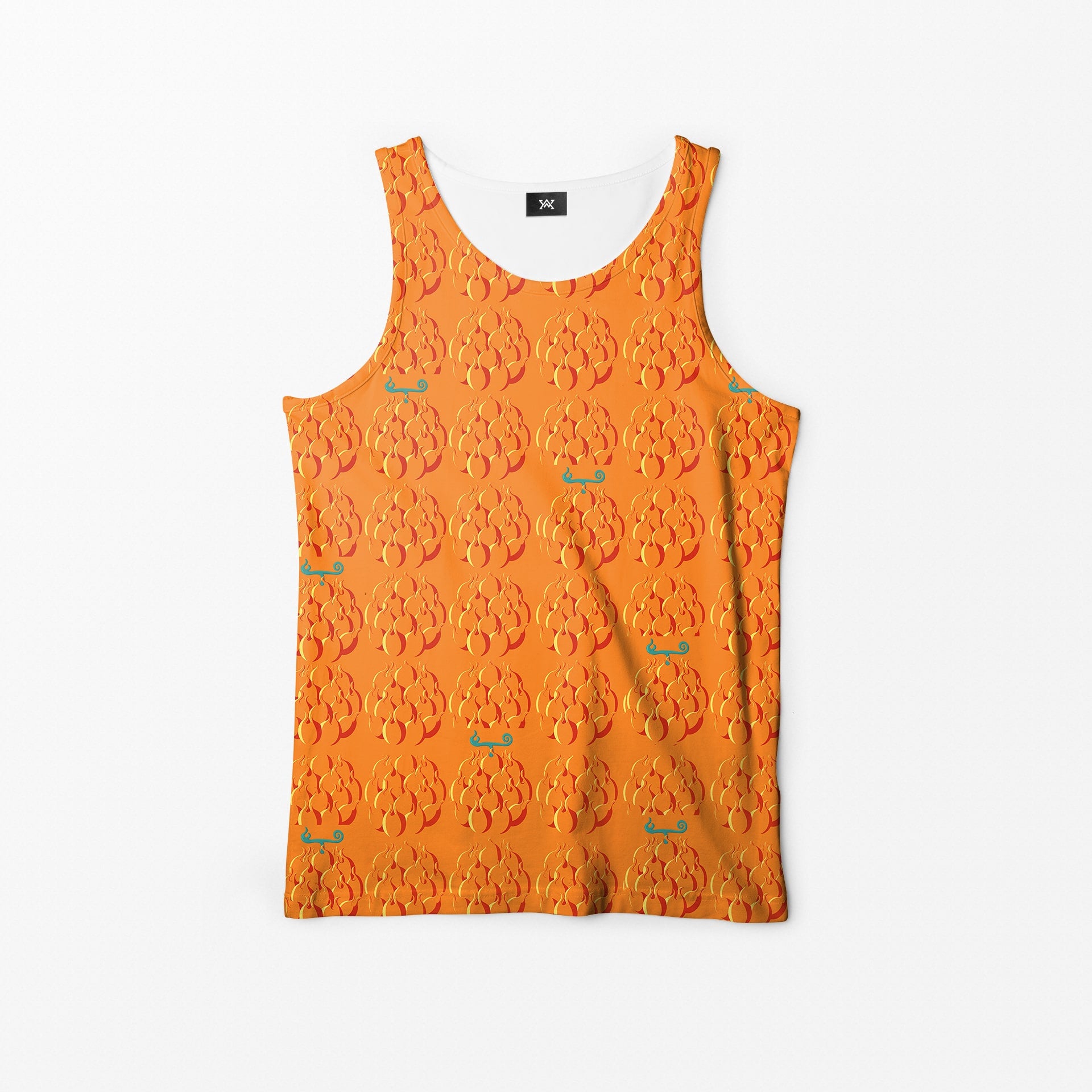 Mera Mera no Mi Devil Fruit Pattern Tank Top