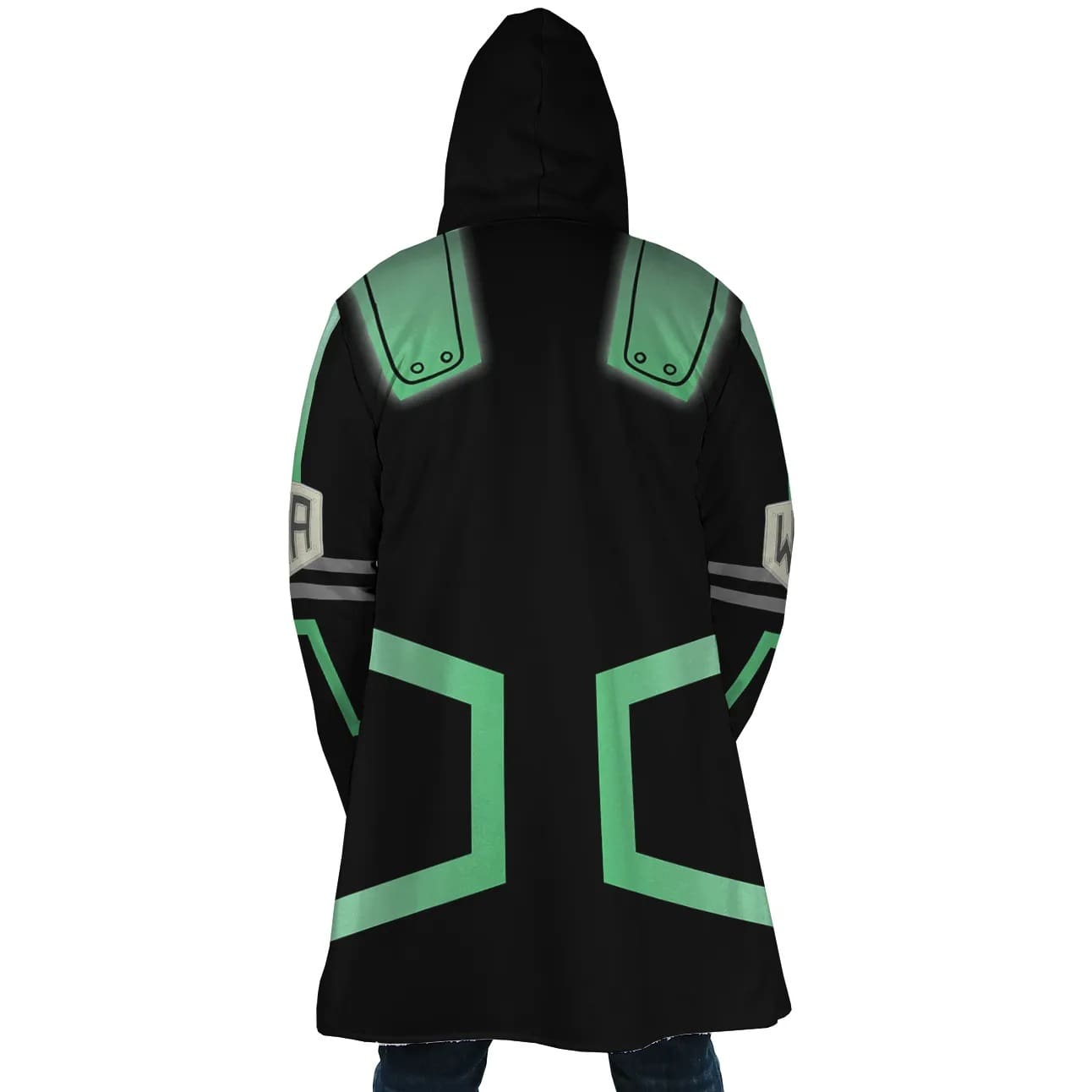 Deku Cosplay Hooded Cloak Coat